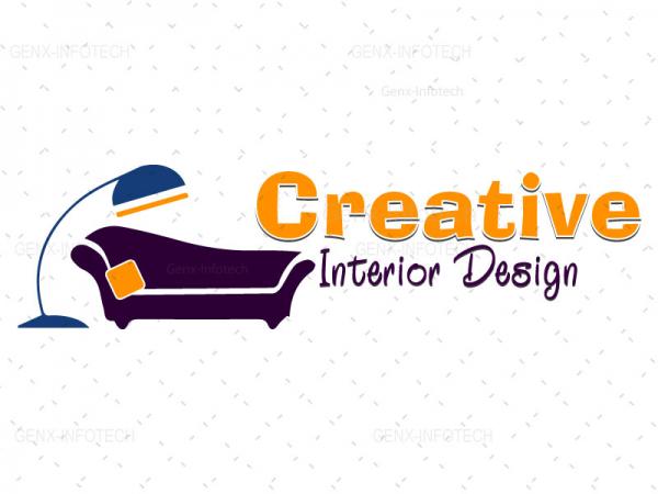 Creative Interior Logo Design Vector  India