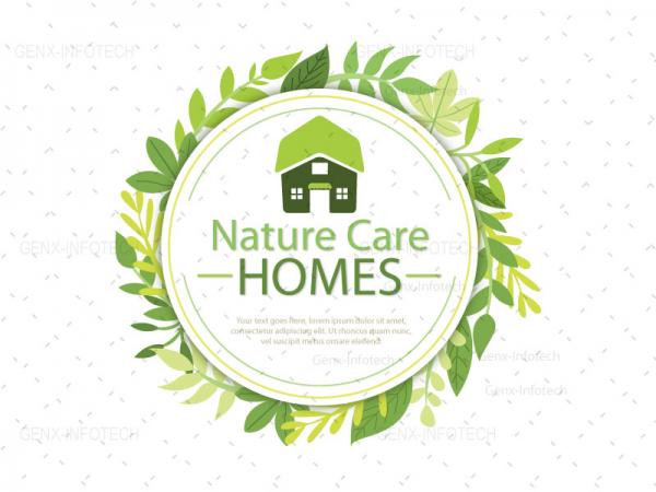 Nature Care Logo design uttarakhand