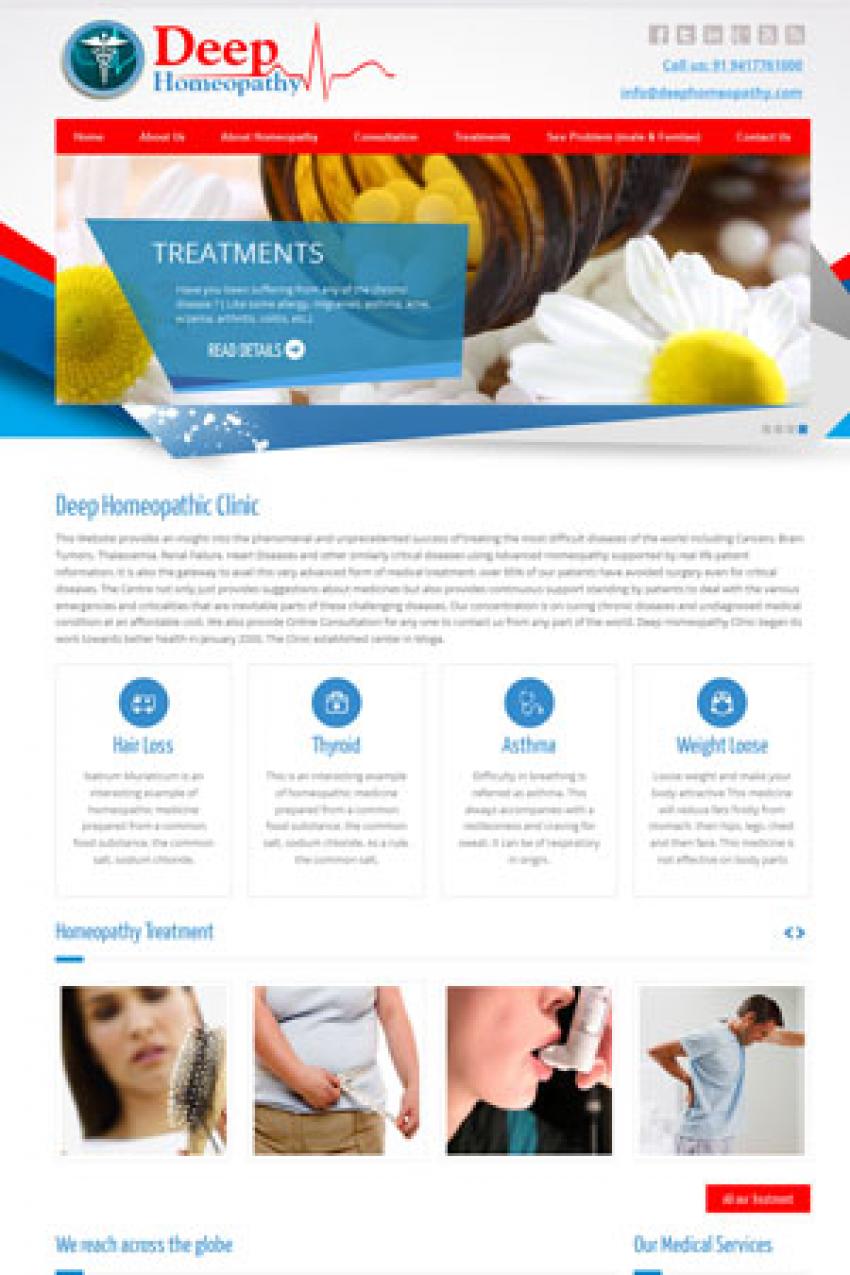 Doctor website design goa