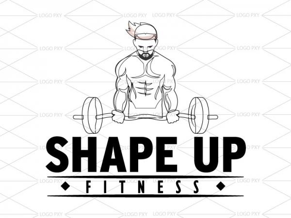 Gym and Slim fitness wire framing logo Jalore